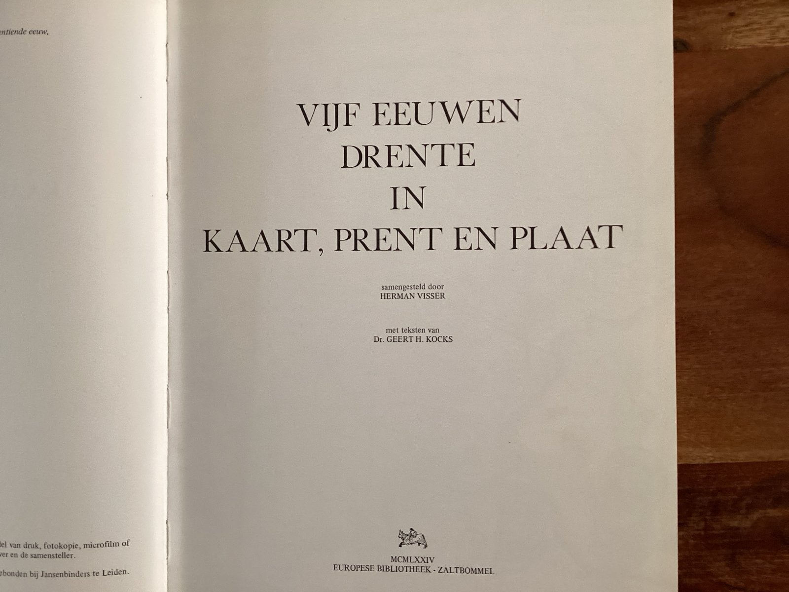 Vijf Eeuwen Drente in Kaart, Prent en Plaat - Gebonden, Verzenden, 20e eeuw of later, Gelezen