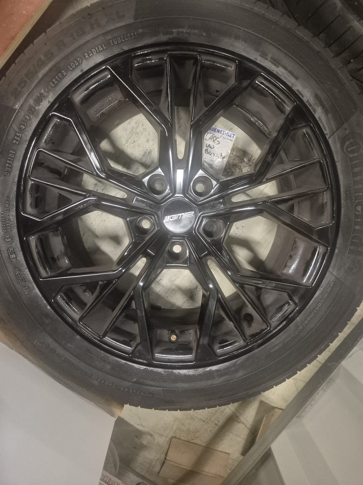 Continental winterbanden 255/45 R18 op velgen VW T6, Ophalen, 18 inch, Bestelwagen, 255 mm