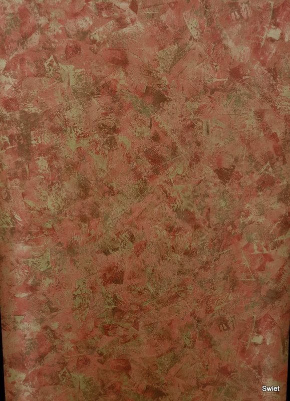   12867 Moiré strepen behang in zacht roze met goud swiet, Ophalen of Verzenden, Roze