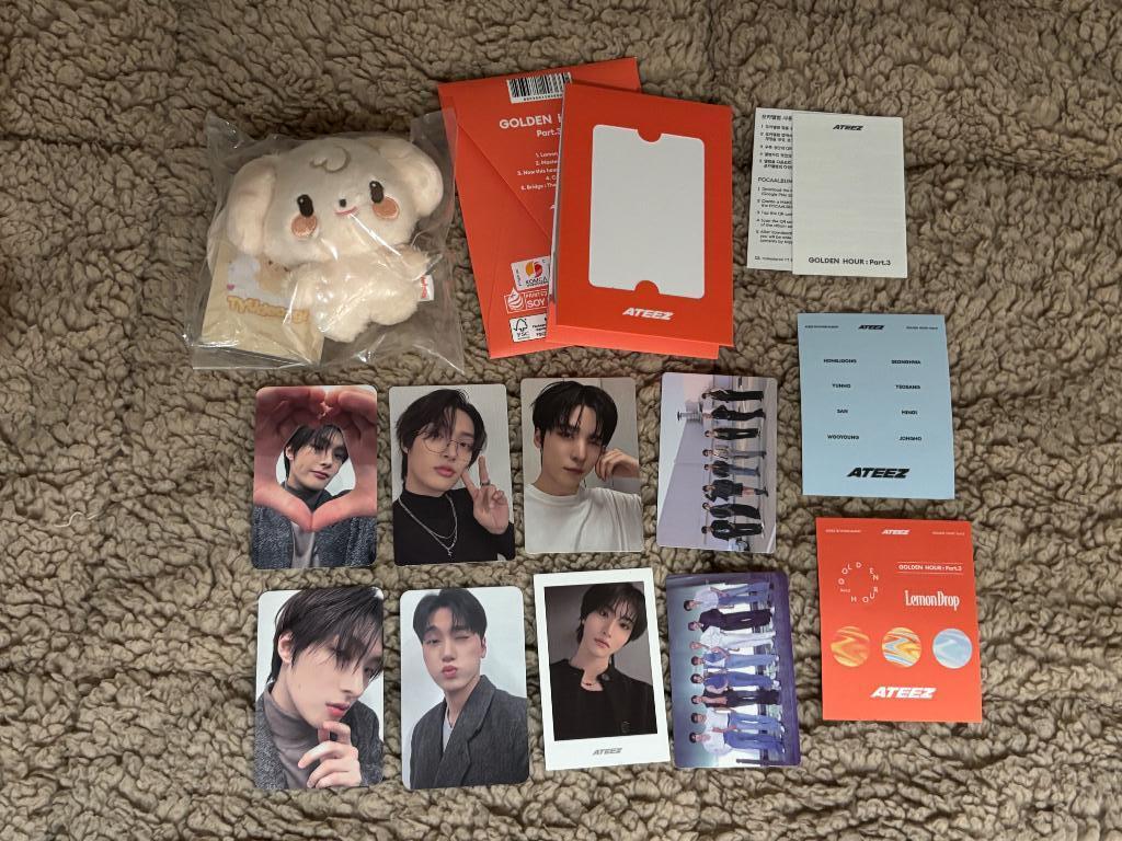 Ateez collection drop, Verzenden, Zo goed als nieuw, Foto of Kaart