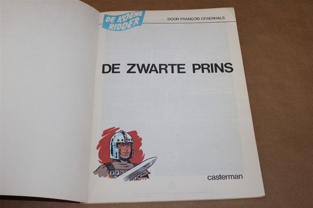 De zwarte prins. De koene ridder., Boeken, Stripboeken, Eén stripboek, Ophalen of Verzenden, Gelezen