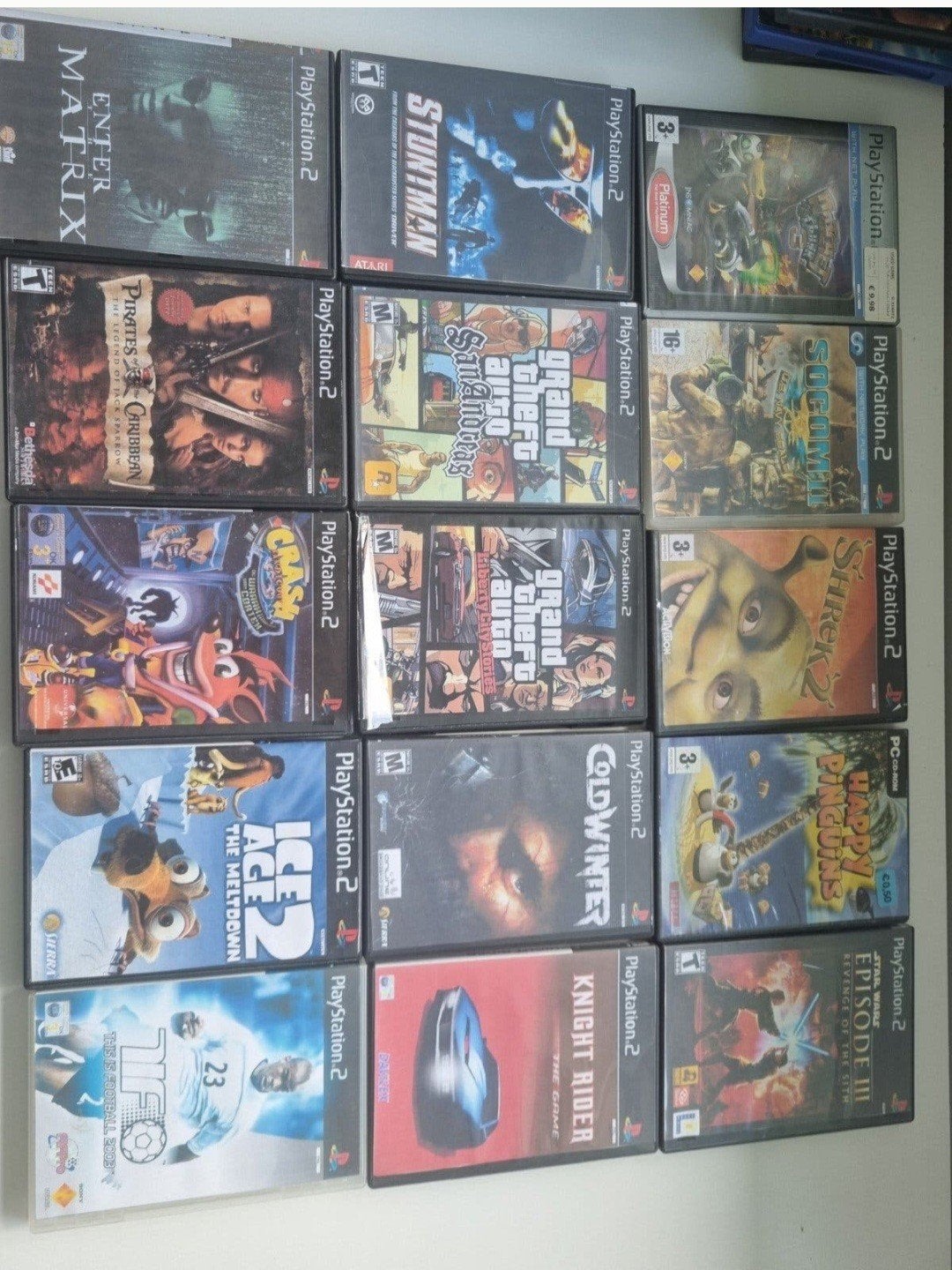 Grote collectie PlayStation 2 en PC games - Diverse genres