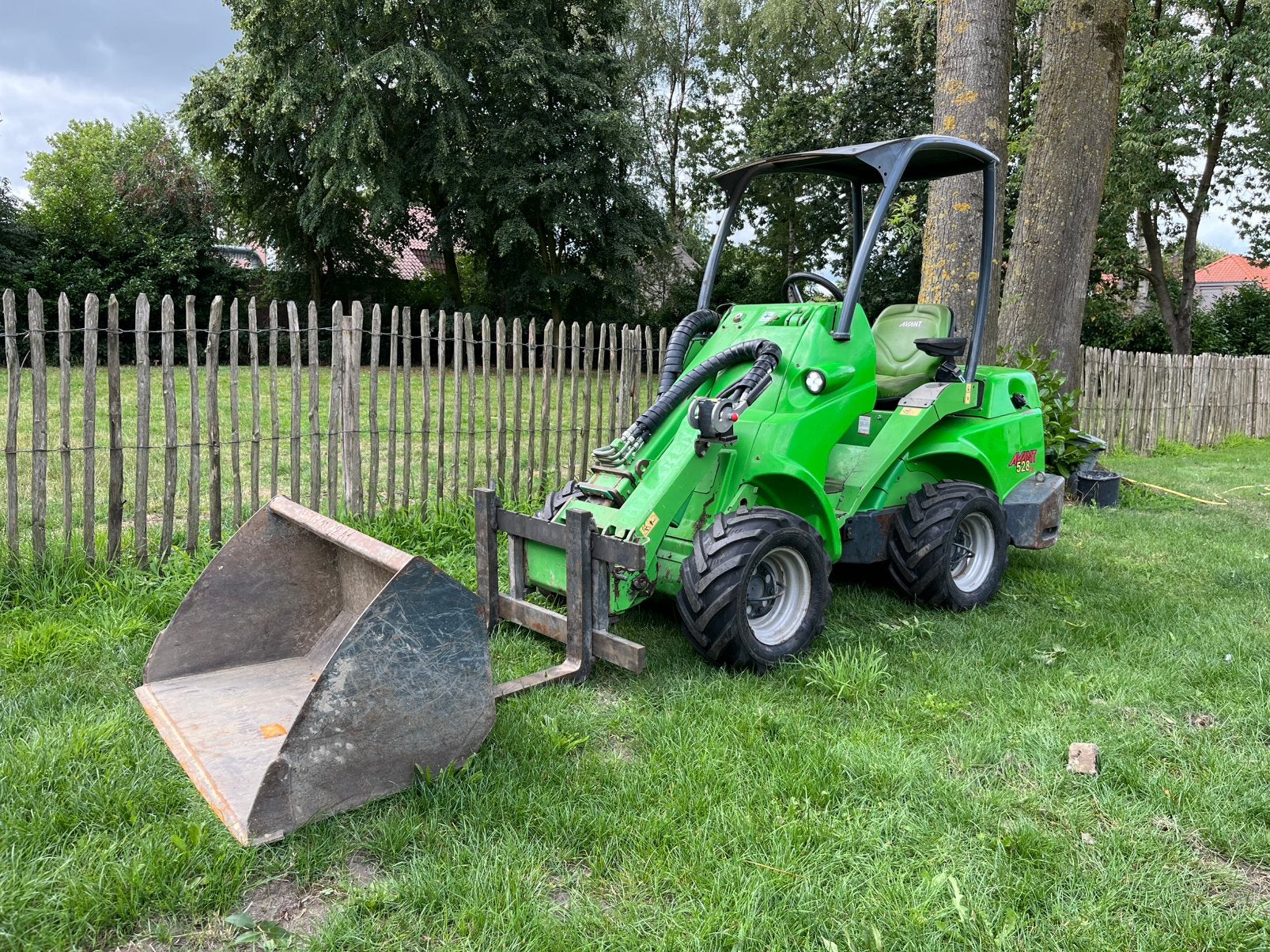 Avant 528 met telescoopgiek BJ 2017, Ophalen of Verzenden, Wiellader of Shovel