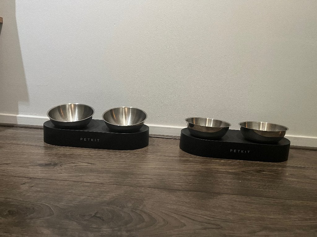 Petkit fresh nano rvs voerbak voor hond of kat (2 stuks), Ophalen, Ergonomisch, Zo goed als nieuw