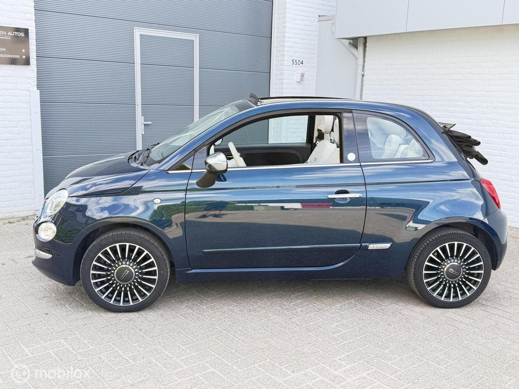 Fiat 500 1.2 Cabrio Lounge, Auto's, Gebruikt, 1242 cc, 4 cilinders, 840 kg