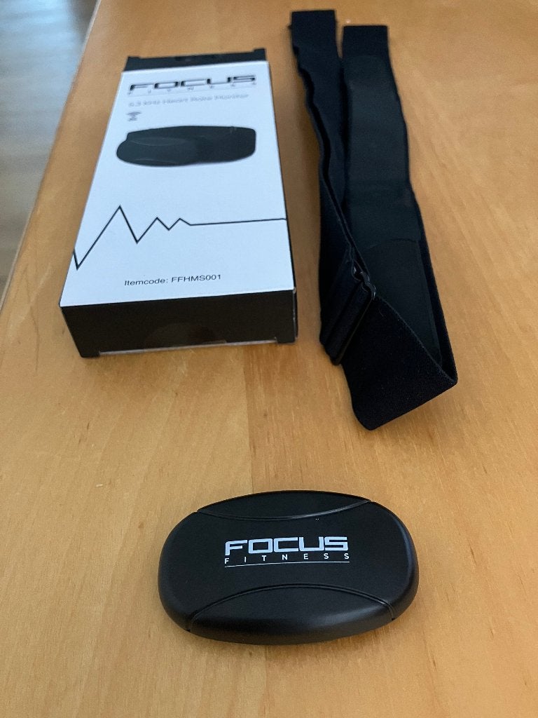Focus Fitness 5,3 kHz borstband - hartslagmeter, Sport en Fitness, Hartslagmeters, Ophalen of Verzenden, Zo goed als nieuw, Overige merken