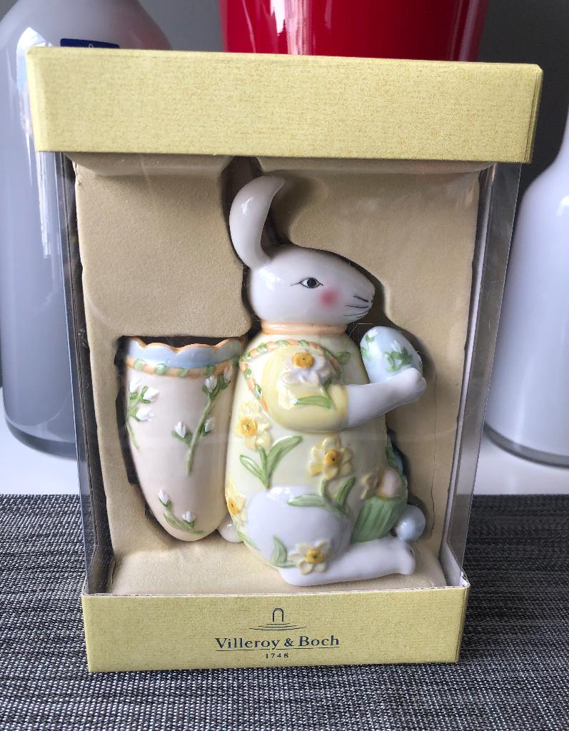 Villeroy & Boch Easter Family - konijn met narcissen, Ophalen of Verzenden, Nieuw