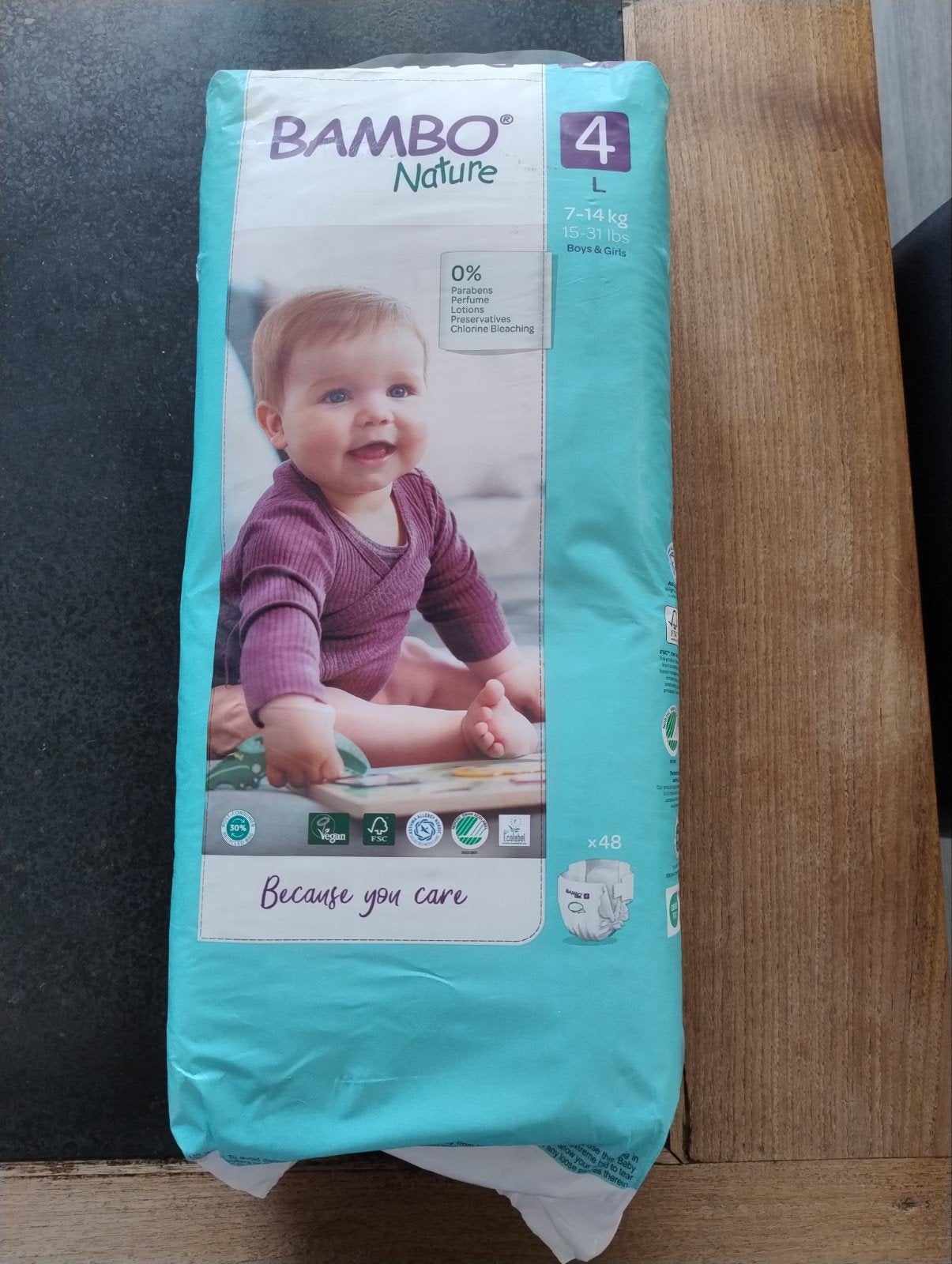 3 pakken Bambo Nature Luiers Maat 4 (7-14 kg) - 48 stuks, Ophalen