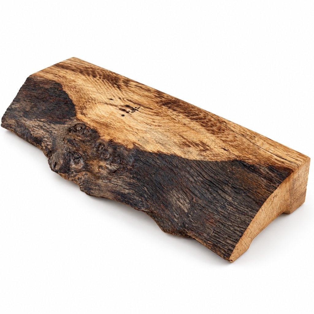 Massief Houten Live-Edge Serveerplank – 42  15  4,5 cm
