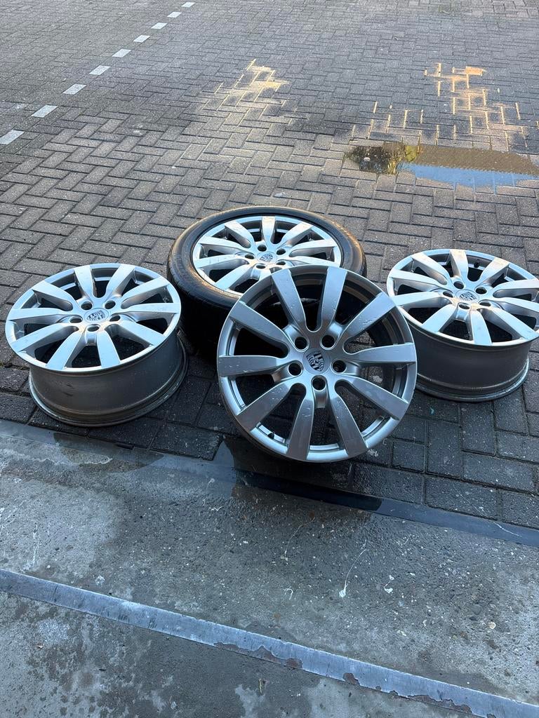 Porsche Cayenne Velgen 2015 - 20 inch, Auto-onderdelen, Banden en Velgen, Ophalen, Gebruikt, Velg(en), 275 mm