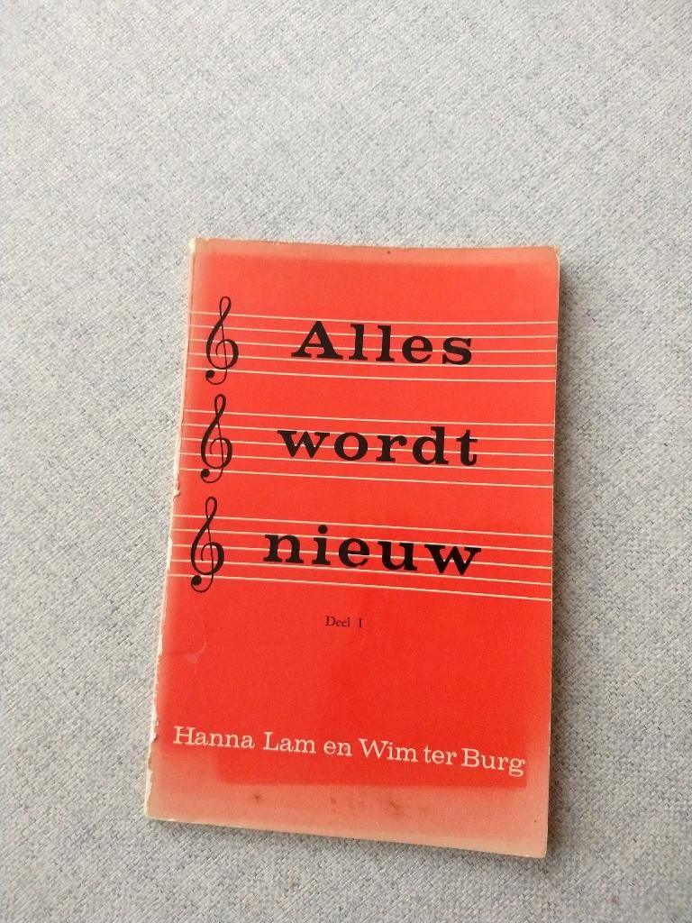 Alles wordt nieuw liedboekje, Artiest, Diverse auteurs, Ophalen of Verzenden, Zo goed als nieuw