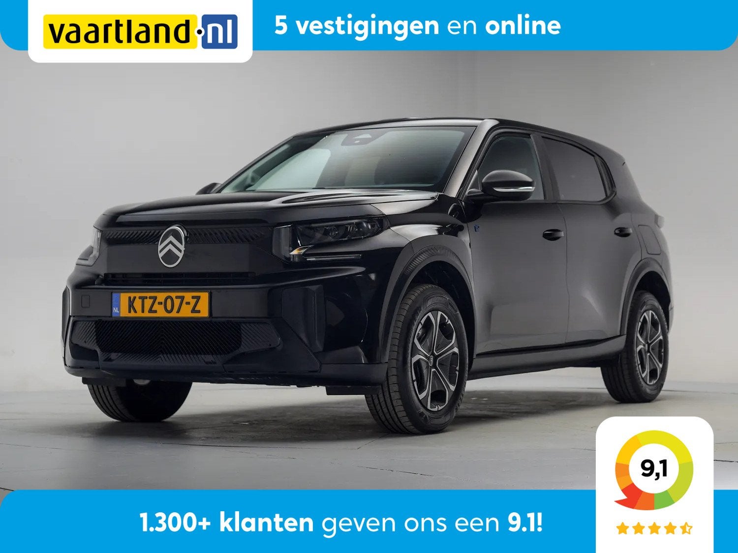Citroën Ë-C3 Aircross You 113pk 44 kWh [ Cruise LED Airco, Auto's, Citroën, 0 cilinders, Gebruikt, 290 min, Geïmporteerd