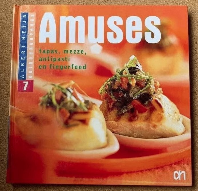 Kookboek amuses; AH Albert Heijn eetboekenreeks 7; recepten, Ophalen of Verzenden, Zo goed als nieuw