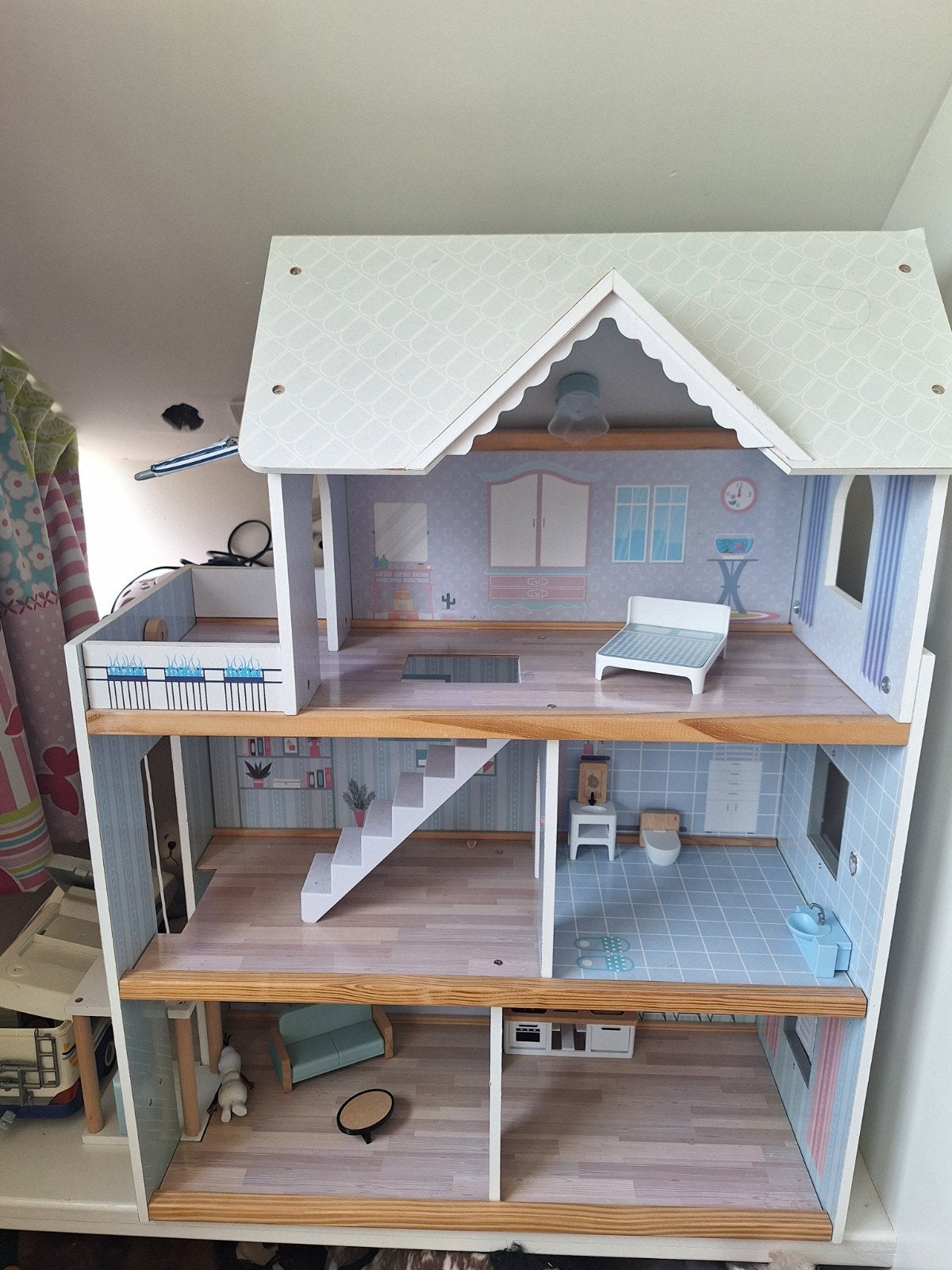houten poppenhuis, Ophalen, Poppenhuis