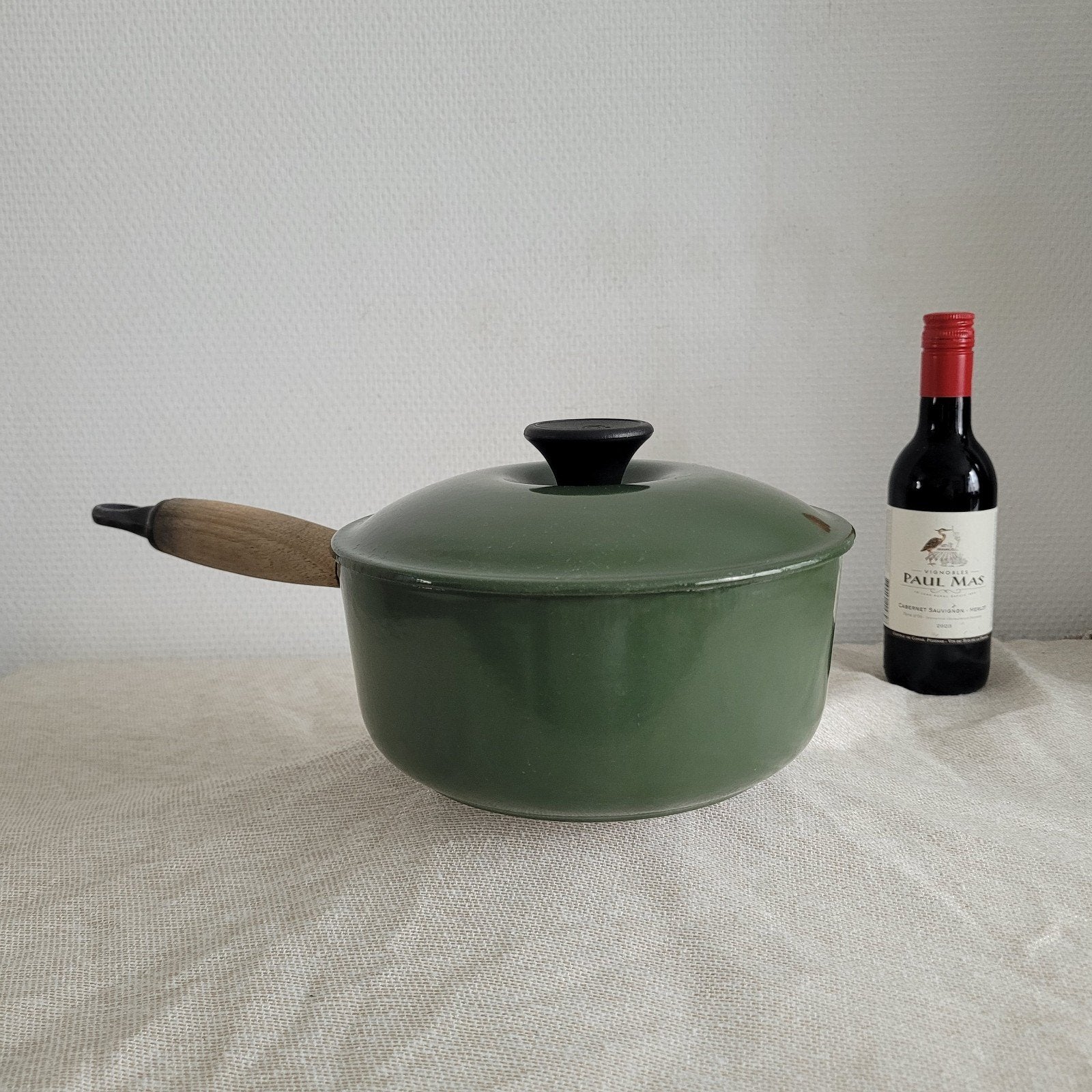 Le creuset gietijzer emaille braadpan sauspan steelpan pan, Huis en Inrichting, Keuken | Potten en Pannen, Ophalen of Verzenden
