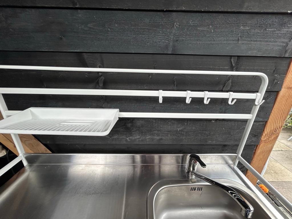 IKEA Sunnersta Kitchenette met kraan en accessoires, Ophalen, Gebruikt, Wit, Enkelwandige keuken