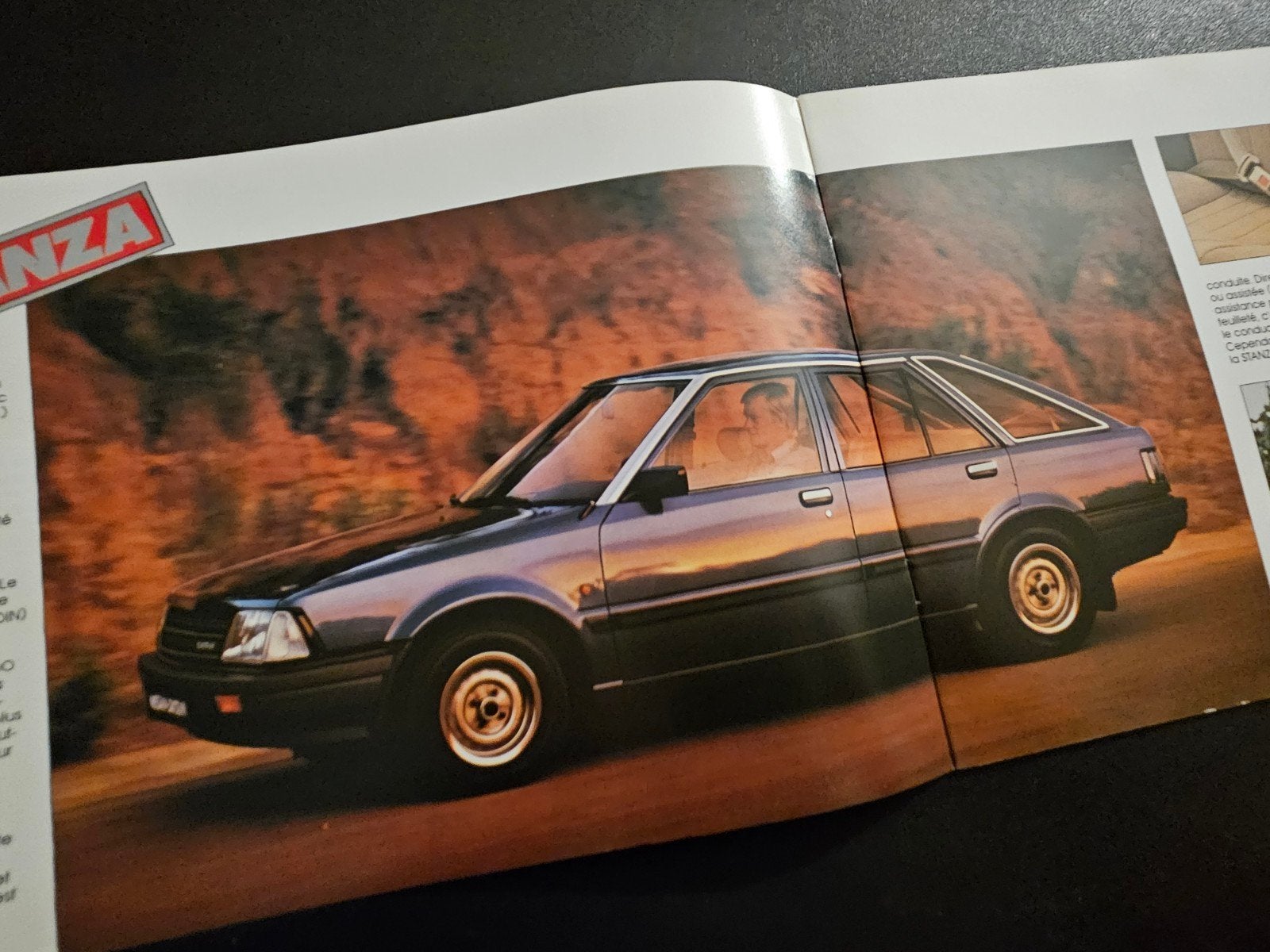 Brochure Datsun Stanza, Ophalen of Verzenden, Zo goed als nieuw, Overige merken