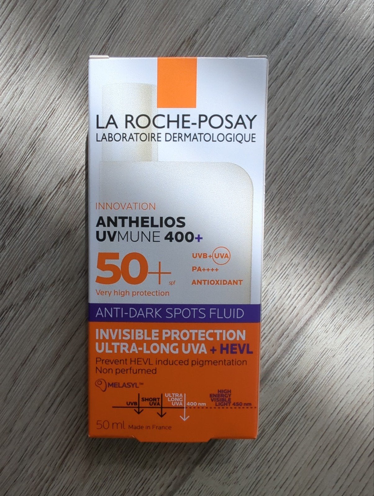 La Roche-Posay Anthelios UVMune 400+ SPF50+ Fluid, Ophalen of Verzenden, Nieuw, Gehele gezicht