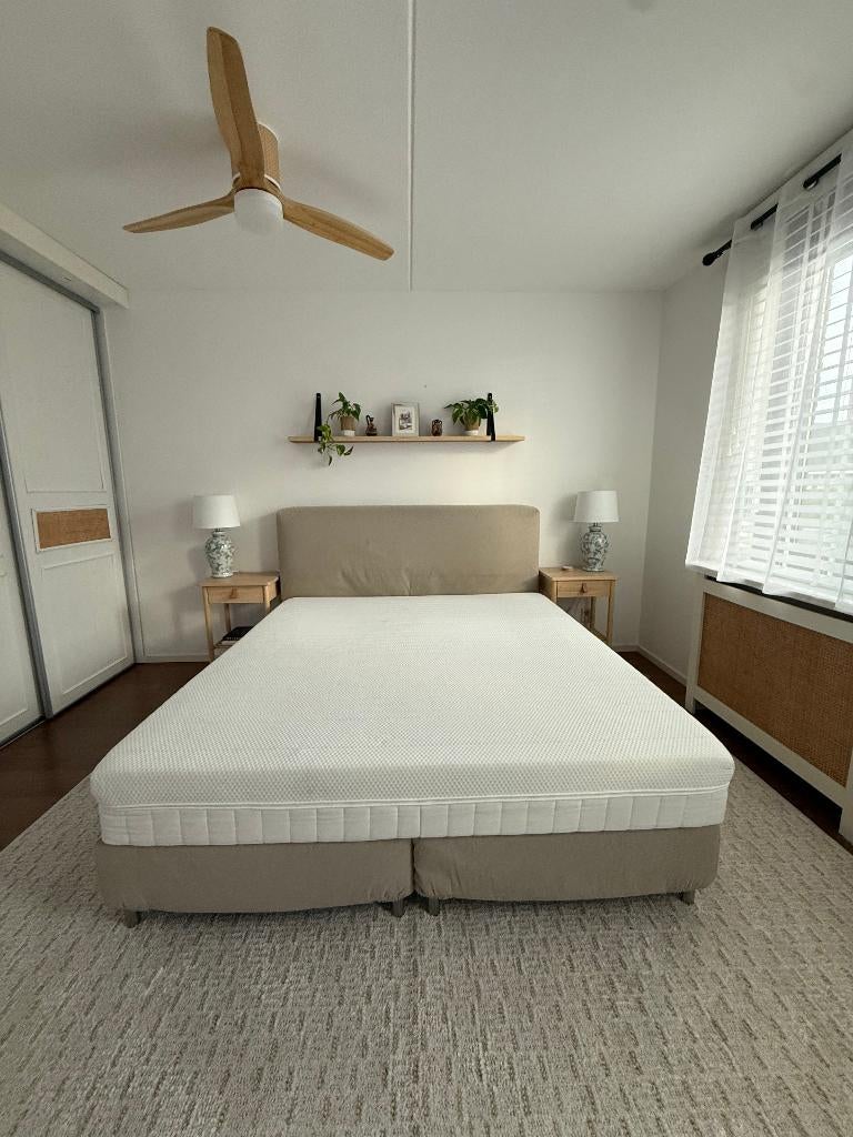 IKEA ÅNNELAND Hybrid mattress, firm/white,180x200 cm, Ophalen, Tweepersoons, Zo goed als nieuw, Matras