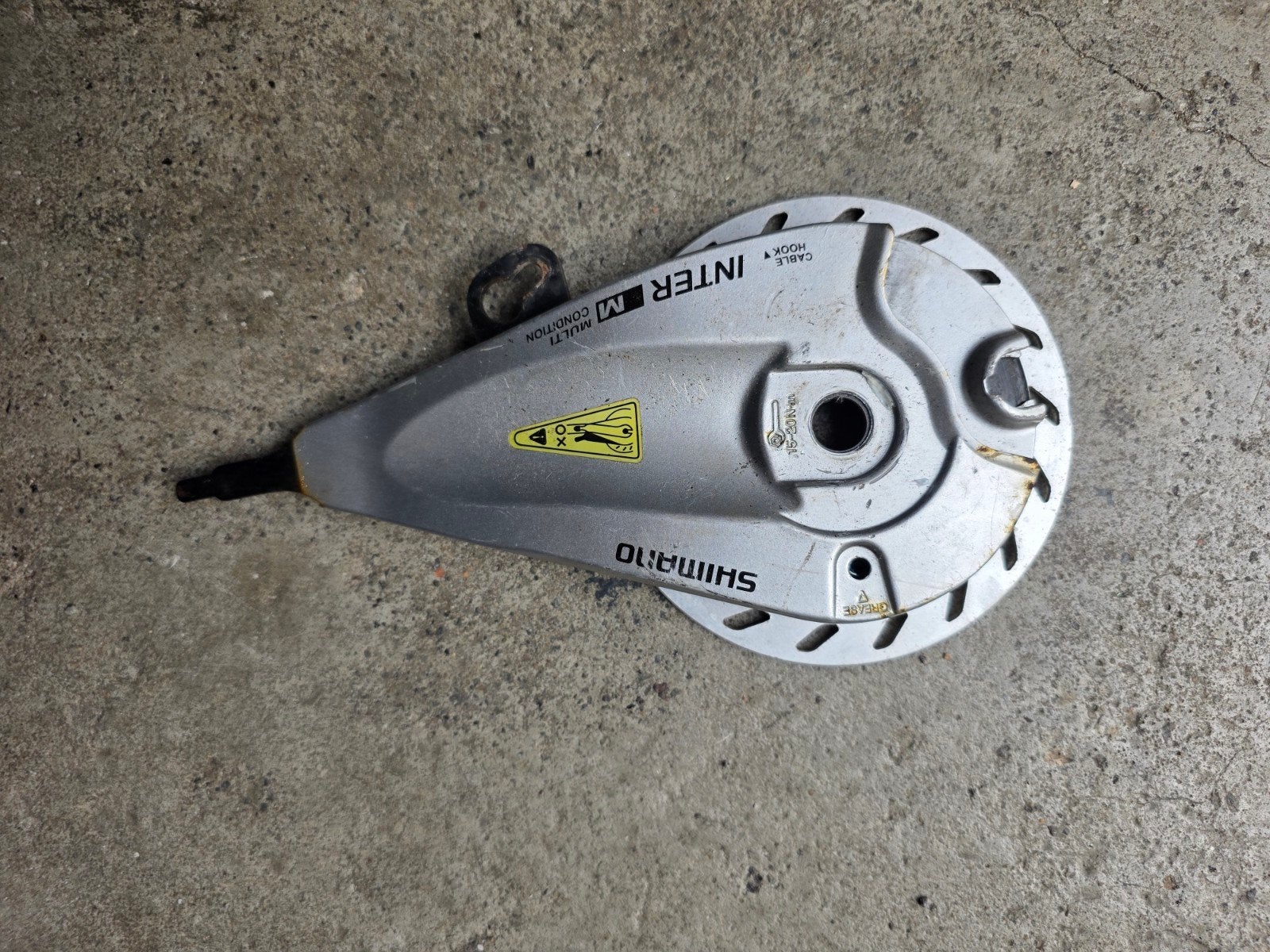 Shimano  Rollerremnaaf voorwiel - Zilver, Verzenden