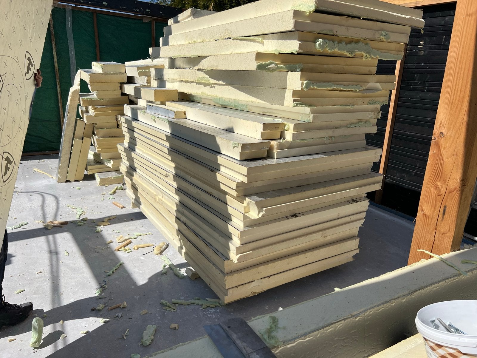 Isolatieplaten 200 m² - 10 cm dikke platen, Ophalen, Gebruikt, Hardschuim (Pir), 15 m² of meer