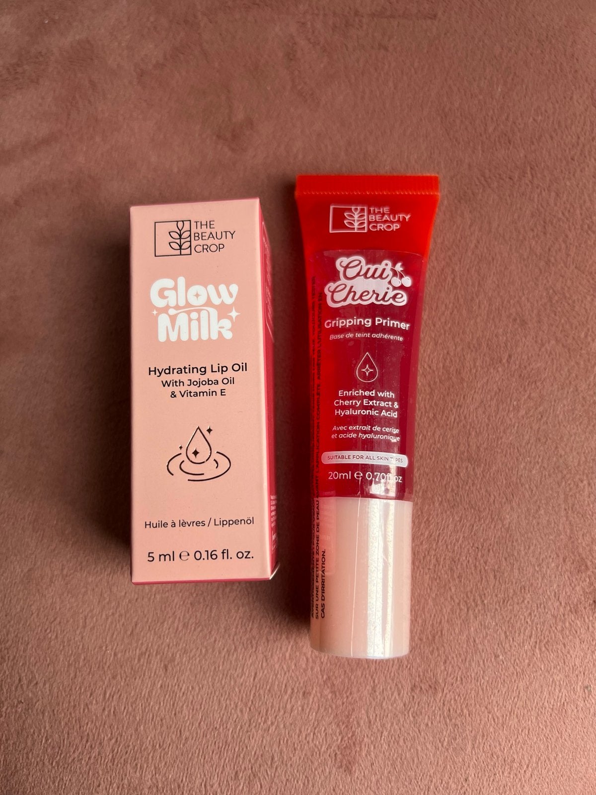 The Beauty Crop Glow Milk Lip Oil & Oui Cherie Gripping Prim, Lippen, Nieuw, Ophalen of Verzenden, Make-up