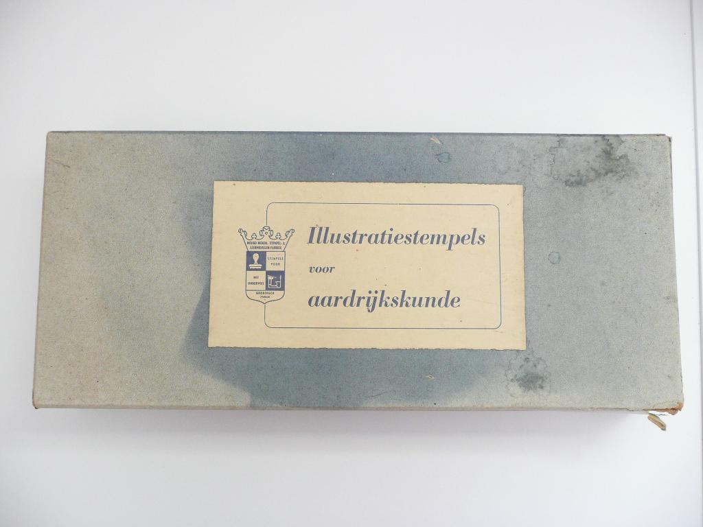 Oude schoolstempels aardrijkskunde, Antiek en Kunst, Curiosa en Brocante, Ophalen