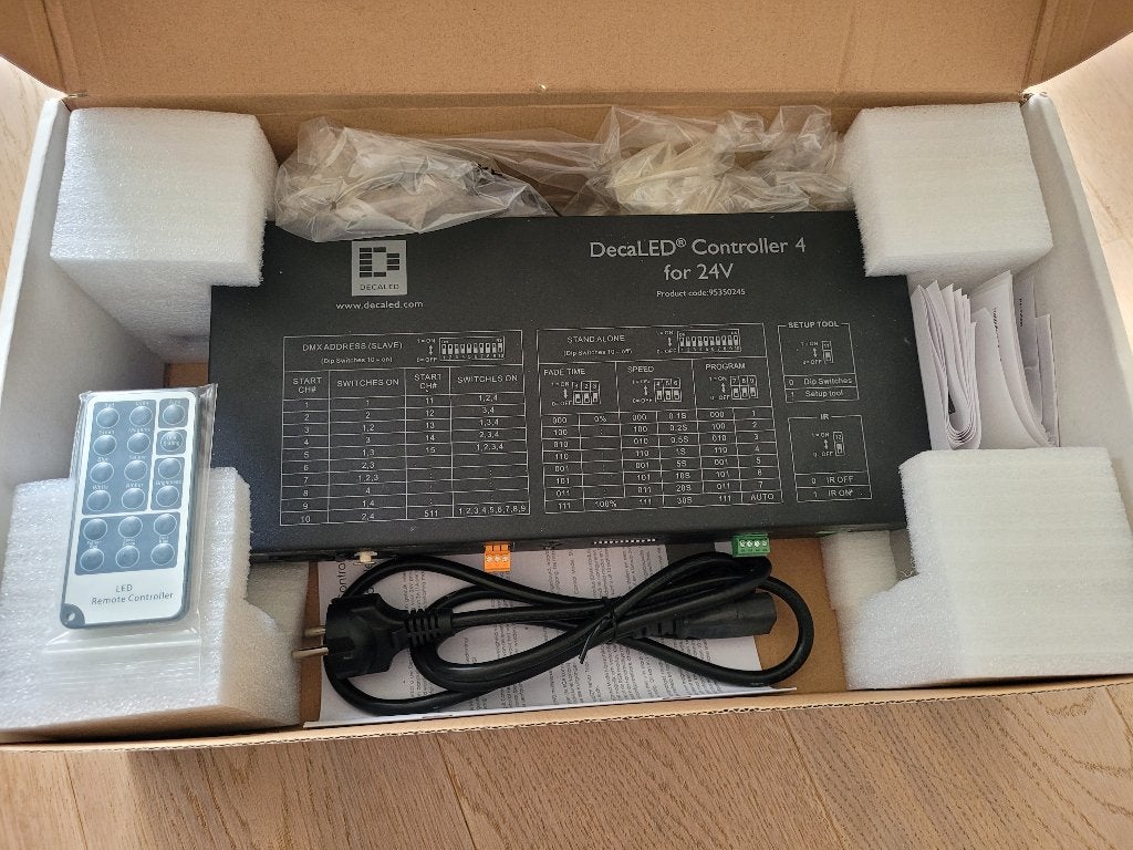 DecaLED Controller 4 voor 24V - Nieuw in doos, Ophalen of Verzenden, Nieuw