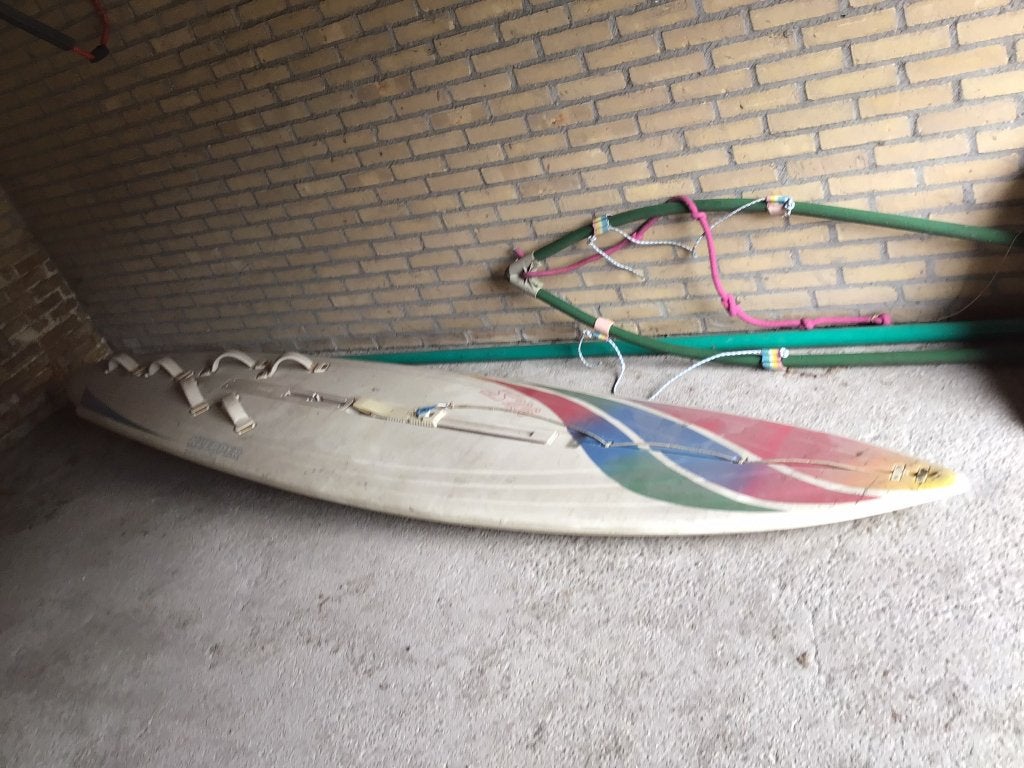 Surfplank en toebehoren, Watersport en Boten, Windsurfen, Gebruikt, Met mast, 5 tot 6.5 m², 300 cm of meer