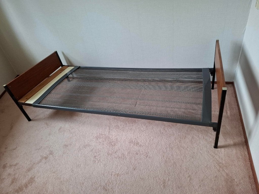Bed eenpersoons extra lang, Ophalen, Gebruikt, 90 cm, Eenpersoons