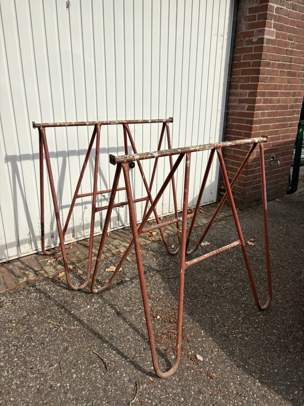 Foto 10 van Schragen, klapschraag, stalen klapschragen.