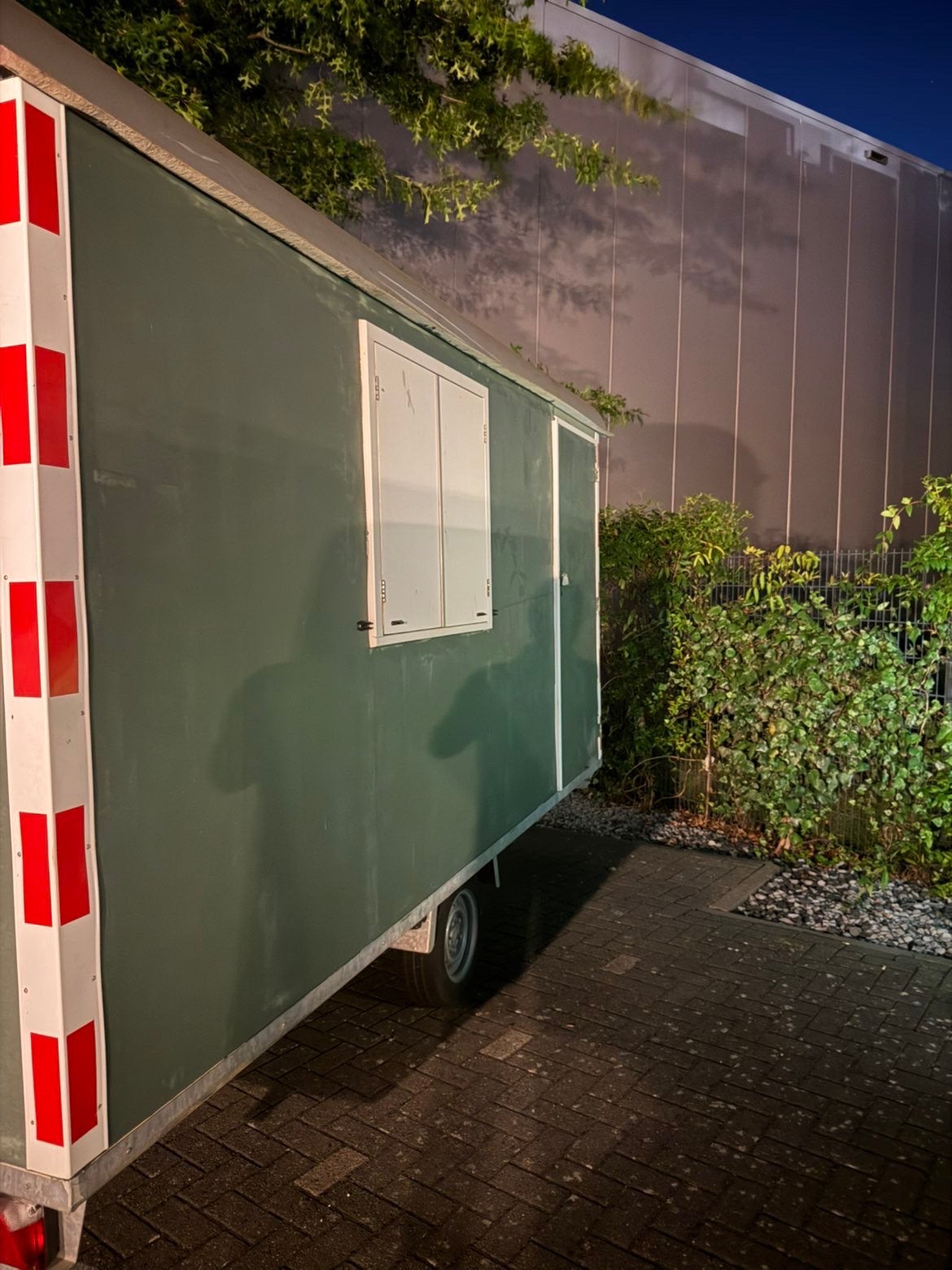 Schaftkeet/pipowagen, Doe-het-zelf en Verbouw, Bouwketen en Schaftketen, Ophalen, Zo goed als nieuw
