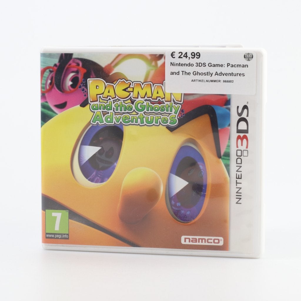 Nintendo 3DS Game: Pacman and The Ghostly Adventures, Spelcomputers en Games, Nintendo, Zo goed als nieuw, Support@nintendo.com