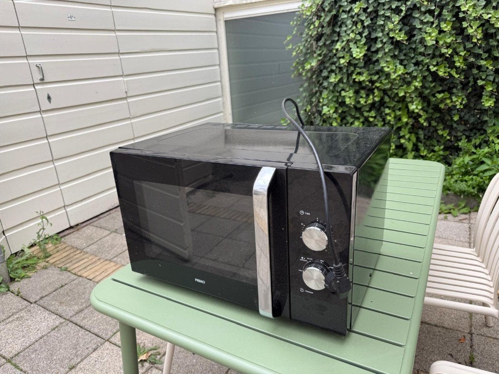 Primo microwave (black), Witgoed en Apparatuur, Magnetrons, Ophalen of Verzenden, Zo goed als nieuw