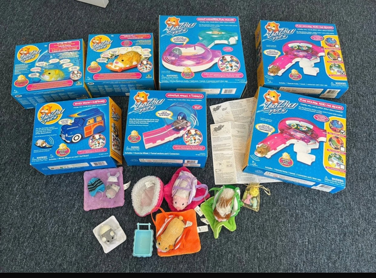 Grote set Zhu Zhu Pets met accessoires en huizen, Kinderen en Baby's, Ophalen of Verzenden, Gebruikt, Jongen of Meisje