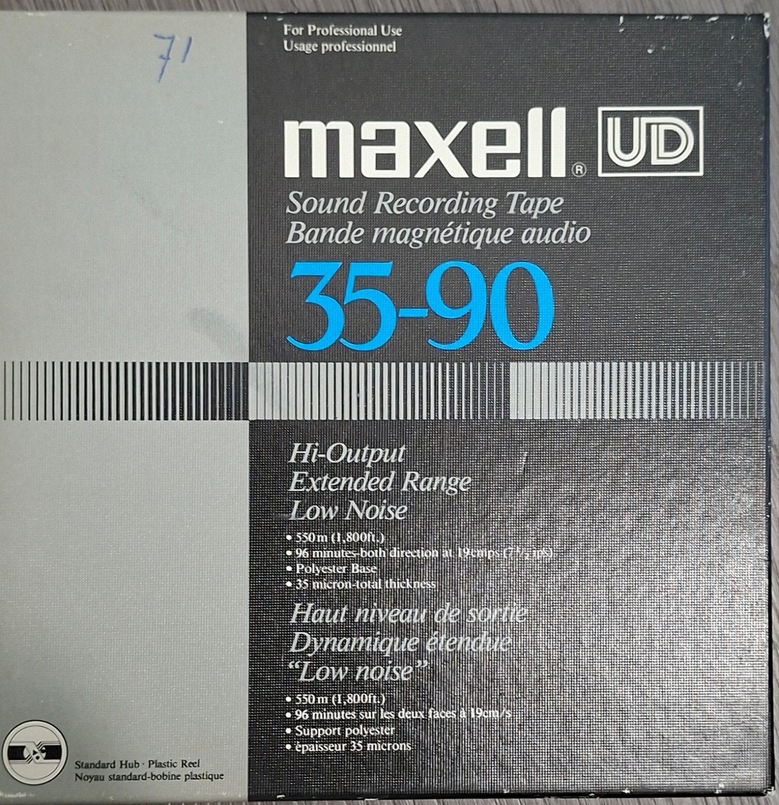 Maxell UD 35-90 bandrecorder band, Audio, Tv en Foto, Bandrecorders, Ophalen of Verzenden, Onderdeel, Met banden