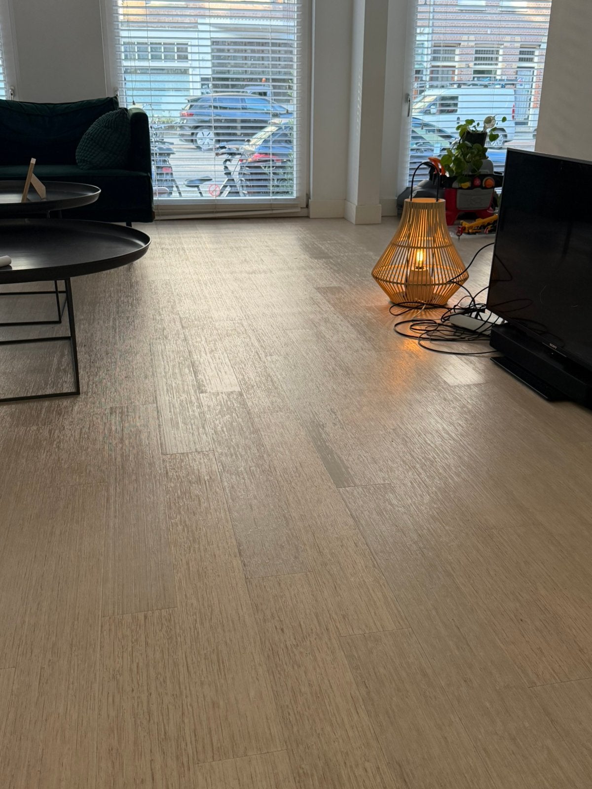 Moso Topbamboo vloer (70-75 m2), Ophalen, Gebruikt, 50 tot 75 m², Laminaat