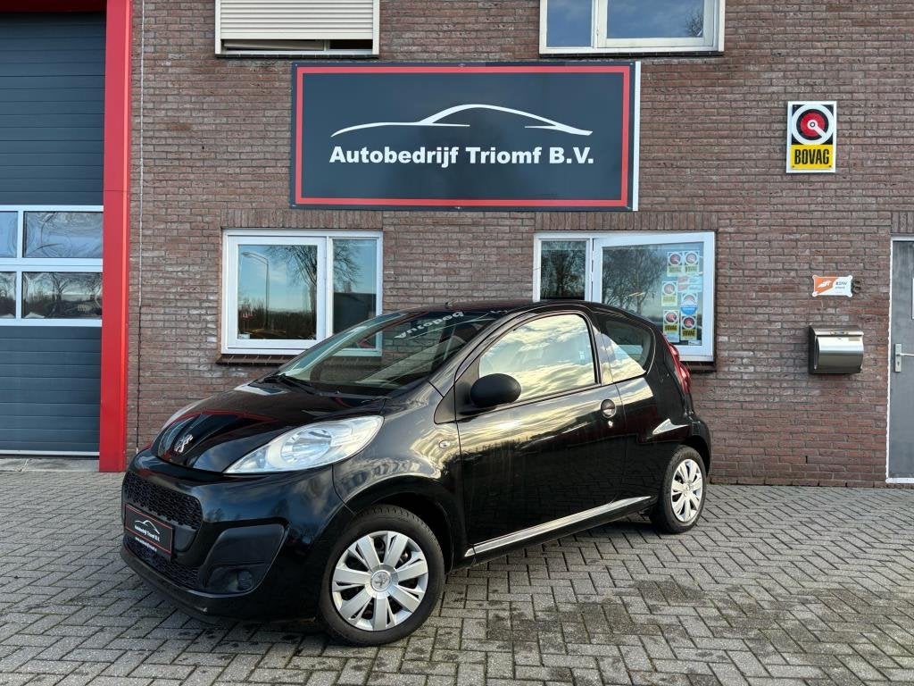 Peugeot 107 - 12 maanden garantie..!, Auto's, Voorwielaandrijving, Stof, Gebruikt, Zwart