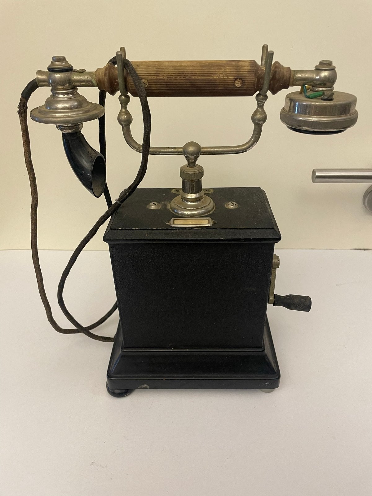 Antieke Magneettelefoon - Scandinavische Stijl 1890-1920, Ophalen of Verzenden