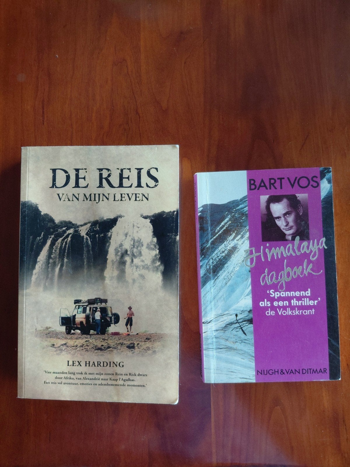 Boeken: De Reis van mijn Leven & Himalaya Dagboek, Ophalen of Verzenden, Gelezen, Lex Harding, Bart Vos, Nederland