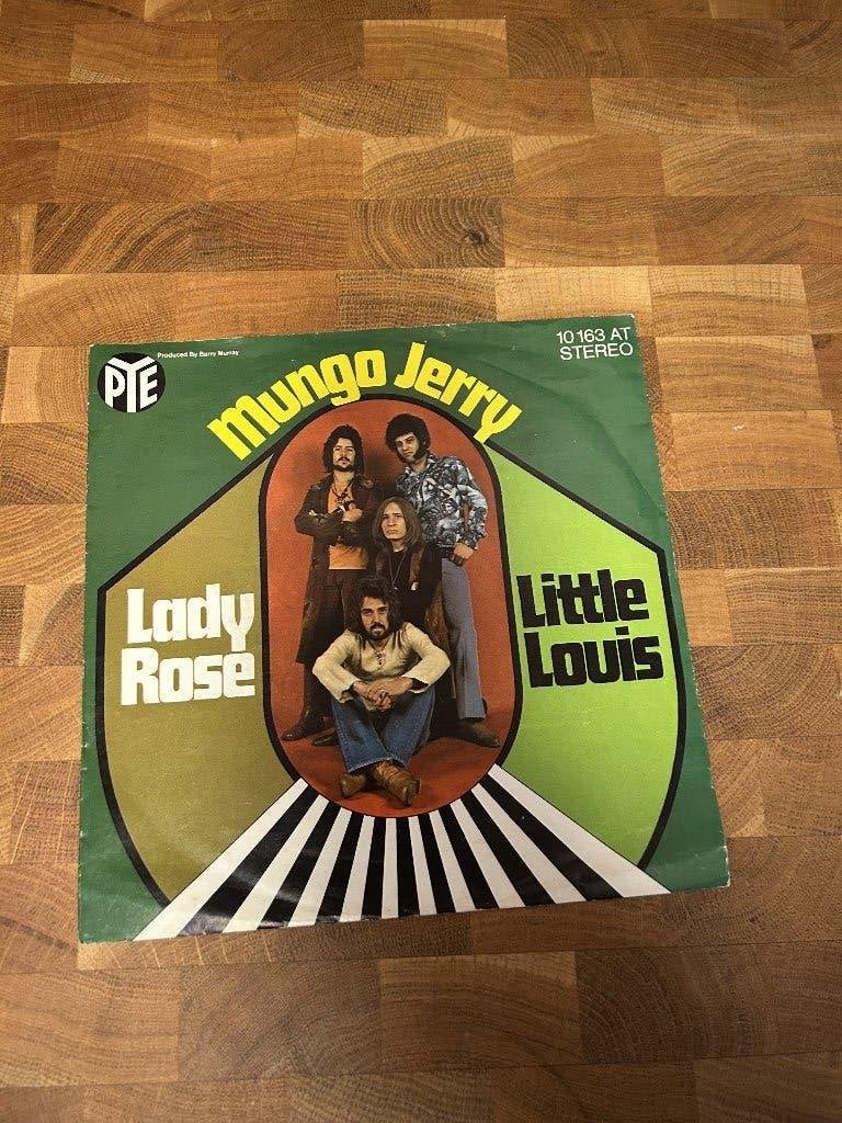Mungo Jerry Lady Rose single, Ophalen of Verzenden, Gebruikt, Pop
