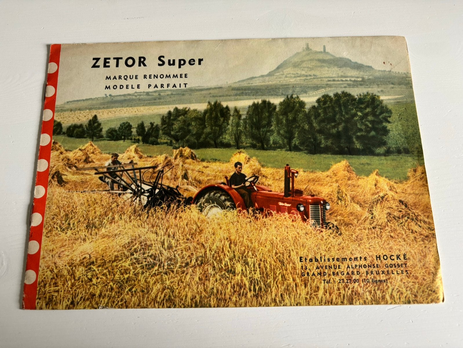 Folder zetor super, Ophalen of Verzenden, Zo goed als nieuw