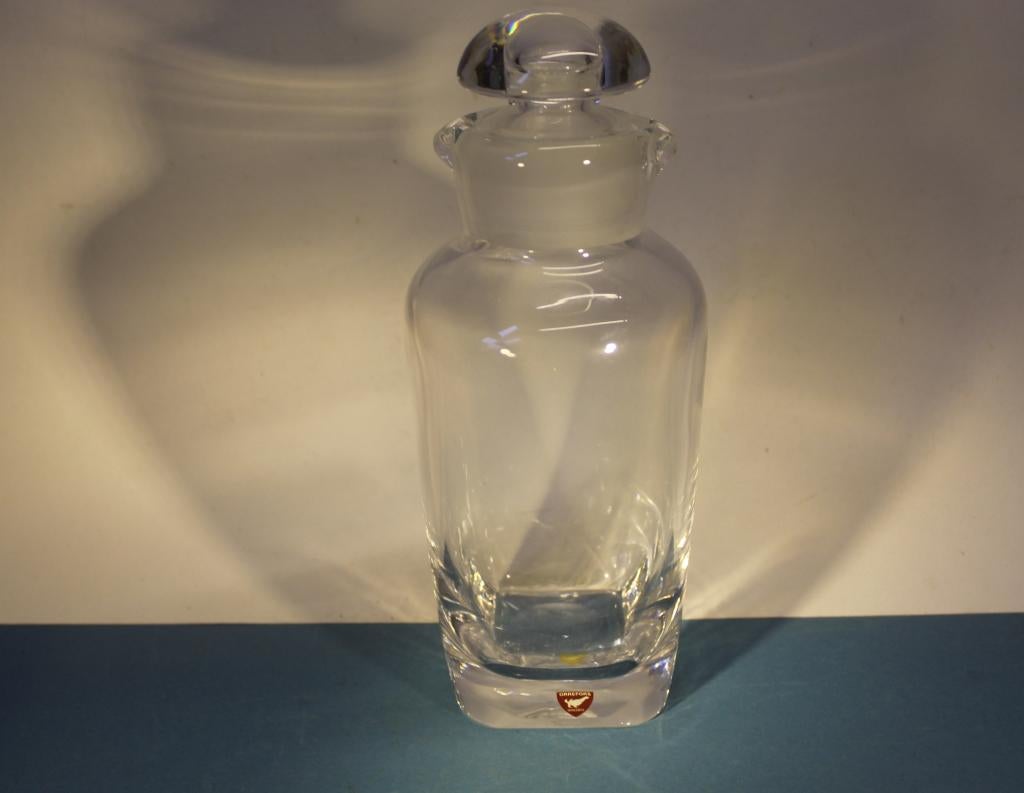 Vintage Orrefors Zweden shaker karaf Vicke Lindstrand, Antiek en Kunst, Ophalen of Verzenden