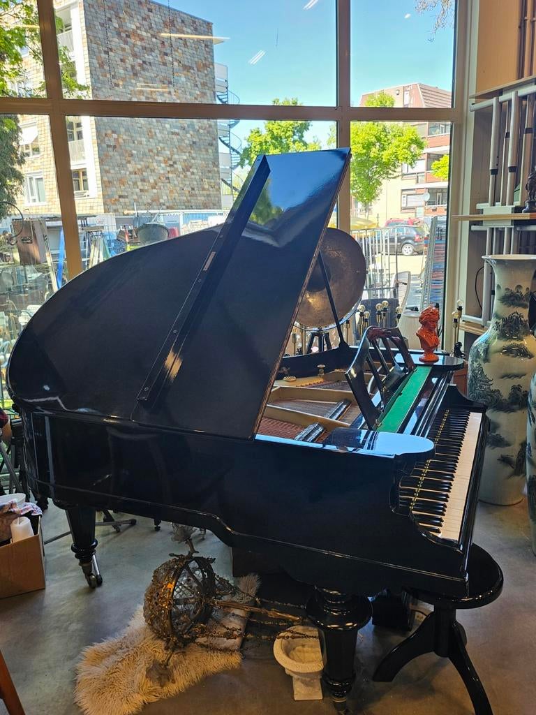 Antieke Ernst Kaps Piano - Zwart Hoogglans, Muziek en Instrumenten, Ophalen, Dresden, Duitsland, Piano, Hoogglans
