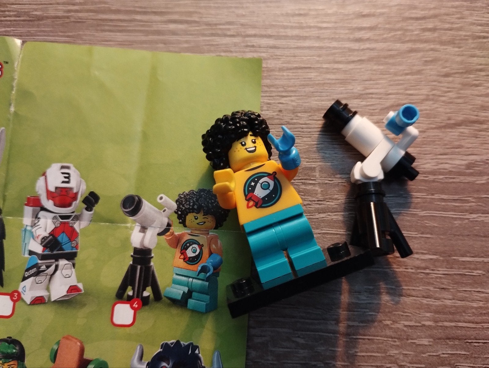 Lego Minifiguur met telescoop, Kinderen en Baby's, Lego, Ophalen of Verzenden, Zo goed als nieuw, Minifiguur