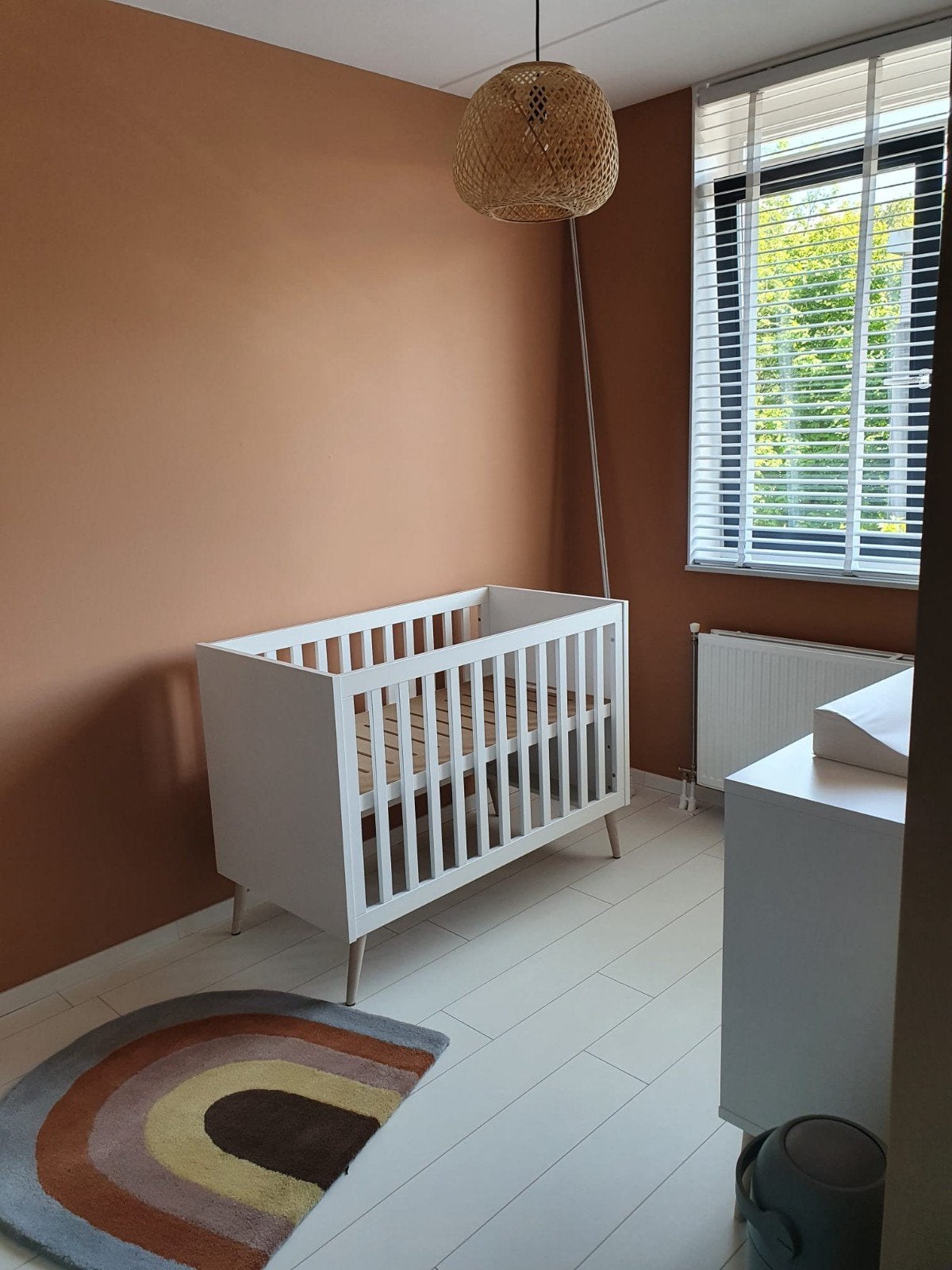 Europe Baby Sterre Ledikant (60x120) en Commode, Ophalen, Zo goed als nieuw, Minder dan 140 cm, Minder dan 70 cm