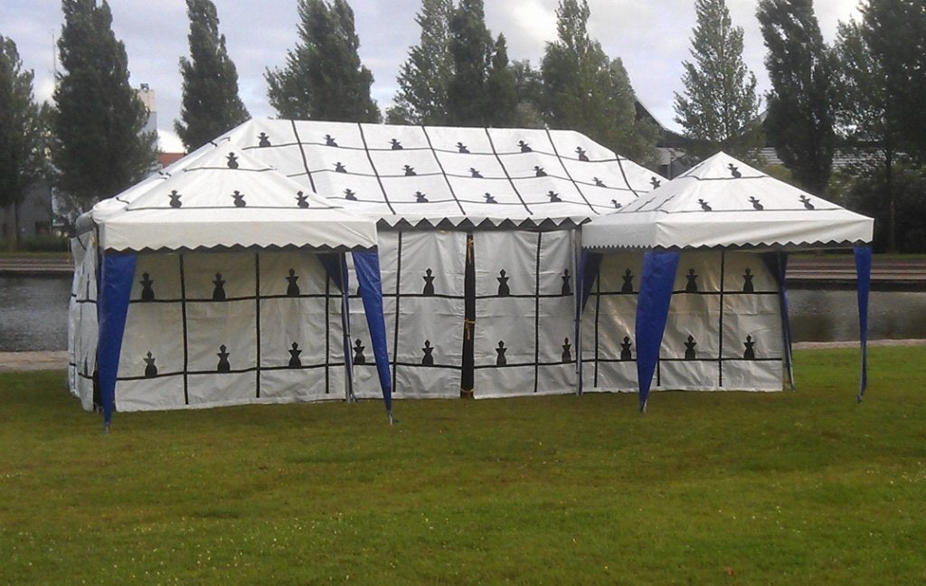 Marokaanse frametenten verhuur 45, 46 en 48 m waterdicht, Tuin en Terras, Partytenten, Verzenden, Partytent, Zo goed als nieuw