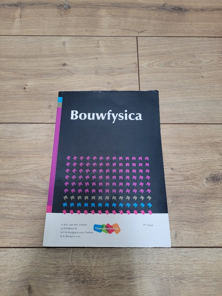 Studieboek HBO bouwkunde Bouwfysica, Boeken, Ophalen of Verzenden, Beta, Zo goed als nieuw, HBO