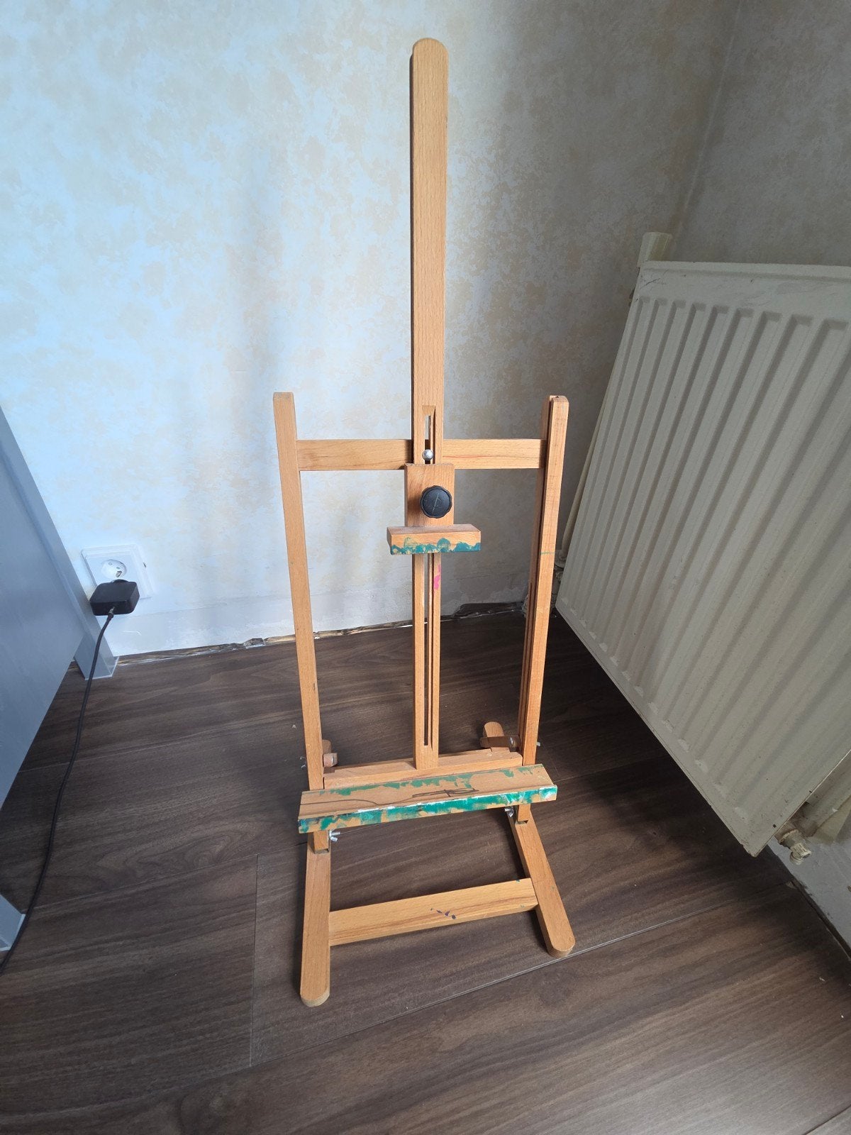 Houten Ezel voor Canvas tot 66cm, Ophalen, Gebruikt, Ezel