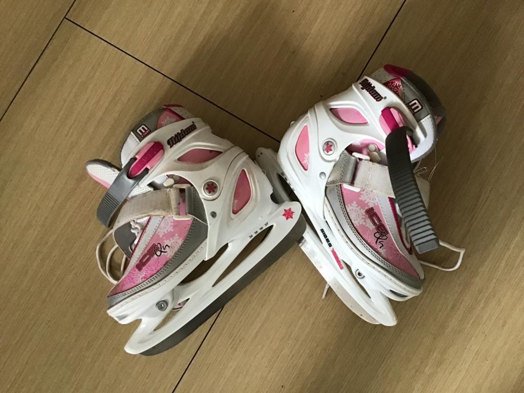 Kinderschaatsen maat 34-37, Ophalen of Verzenden, Zo goed als nieuw, IJshockeyschaatsen, Nijdam
